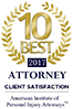 10 Best 2017 Attorney Client Satisfaction